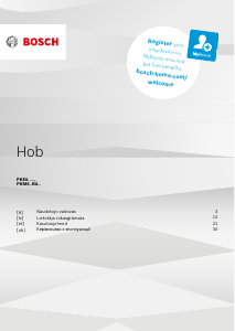Rokasgrāmata Bosch PKE645BA8X Plīts virsma