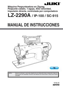 Manual de uso Juki LZ-2290A Máquina de coser