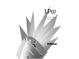 Manual de uso InFocus LP420 Proyector