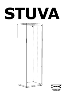 Bruksanvisning IKEA STUVA Garderobeskap
