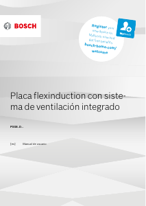 Manual de uso Bosch PXX801D57E Placa