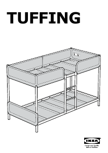 Manual de uso IKEA TUFFING Estructura de litera