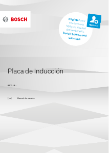 Manual de uso Bosch PXY621DX6E Placa