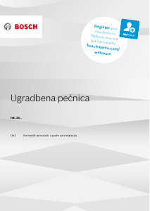 Priručnik Bosch HBA5360S0 Pećnica