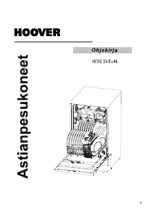 Käyttöohje Hoover HEDS 55/E-86 Astianpesukone