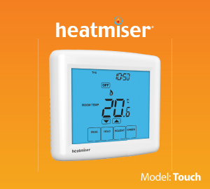 Handleiding Heatmiser Touch Thermostaat