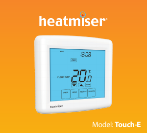 Manual Heatmiser Touch-E Thermostat