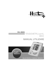 Manual HealthyLine SHL-868ZA Tensiometru