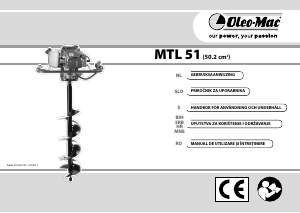 Manual Oleo-Mac MTL 51 Burghiu de pamant