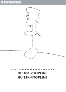 Handleiding Huvema HU 18K-4 Topline Kolomboormachine