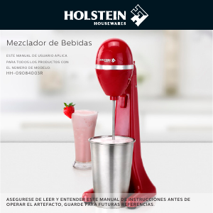 Manual de uso Holstein HH-09084003R Mezclador de bebidas