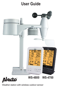 Manual Alecto WS-4800 Weather Station