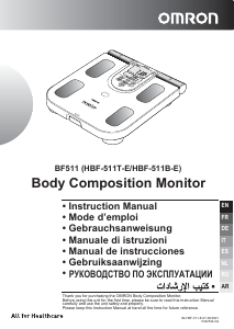 Manual Omron BF511 Scale