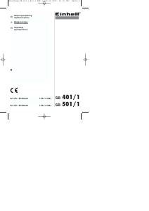 Käyttöohje Einhell SB 501/1 Pöytäporakone