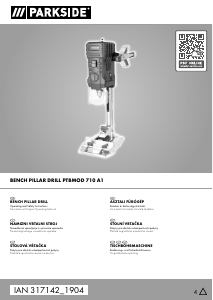 Priročnik Parkside PTBMOD 710 A1 Vrtalna stiskalnica