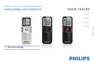 Handleiding Philips LFH0617 Voice Tracer Audiorecorder