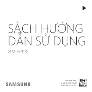 Hướng dẫn sử dụng Samsung SM-R322 Gear Bộ tai nghe VR