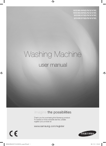Manual Samsung WD0804W8E Washer-Dryer