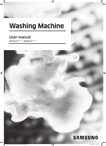 Brugsanvisning Samsung WD80J6A00AW Vaske-tørremaskine