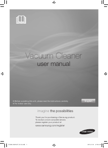 Manual Samsung SC61J0 Vacuum Cleaner