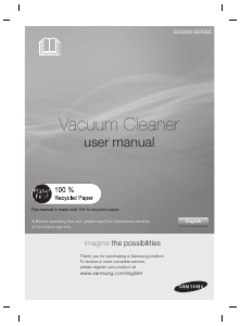 Manual Samsung SC6260 Vacuum Cleaner