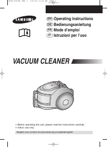 Manual Samsung SC6570 Vacuum Cleaner