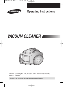 Manual Samsung SC6571 Vacuum Cleaner