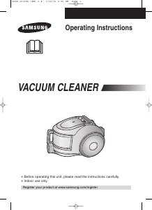 Manual Samsung SC6580 Vacuum Cleaner