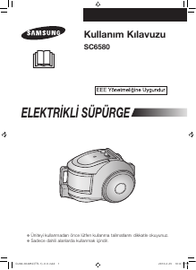 Kullanım kılavuzu Samsung SC6580 Elektrikli süpürge