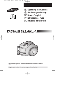 Manuale Samsung SC6631 Aspirapolvere