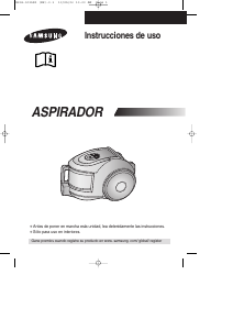 Manual de uso Samsung SC6650 Aspirador