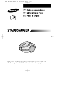 Bedienungsanleitung Samsung SC7030 Staubsauger