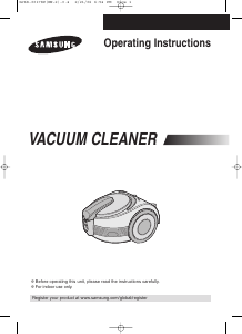 Manual Samsung SC7050 Vacuum Cleaner