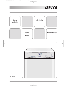 Käyttöohje Zanussi ZTK 120 Kuivausrumpu