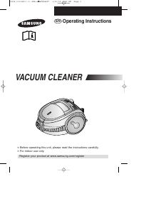 Manual Samsung SC7295 Vacuum Cleaner