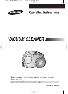 Manual Samsung SC8441 Vacuum Cleaner