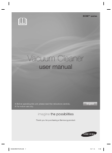 Manual Samsung SC88H0 Vacuum Cleaner