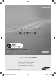 Manual Samsung SC9671 Vacuum Cleaner