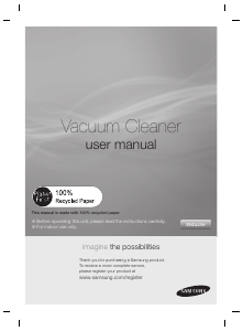 Manual Samsung SD9450 Vacuum Cleaner