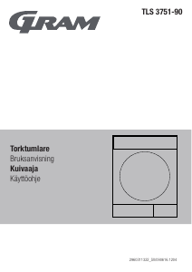Bruksanvisning Gram TLS 3751-90 Torktumlare