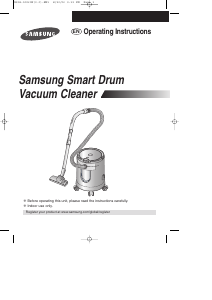 Manuál Samsung SW7260 Vysavač