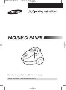 Manual de uso Samsung VC-5853 Aspirador