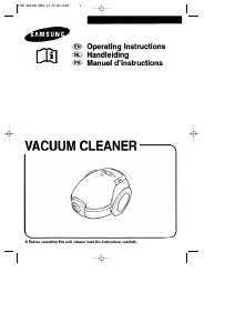 Bedienungsanleitung Samsung VC-6313H Staubsauger