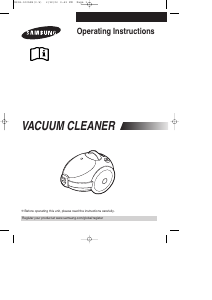 Manual Samsung VC-6815VN Vacuum Cleaner