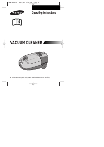 Manual Samsung VC-7615V Vacuum Cleaner