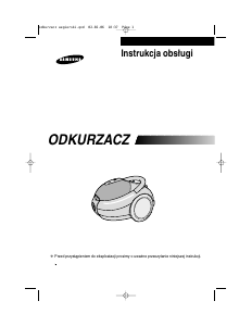 Instrukcja Samsung VC-8615EN Odkurzacz