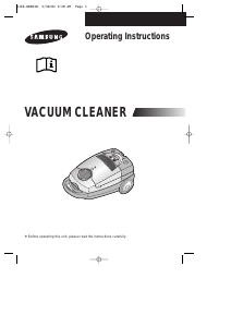 Manual Samsung VC-8726VT Vacuum Cleaner