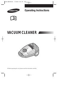 Manual Samsung VC-8927E Vacuum Cleaner