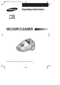 Manual Samsung VC-8930EN Vacuum Cleaner
