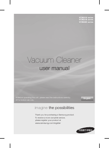 Mode d’emploi Samsung VCMA16BS Aspirateur